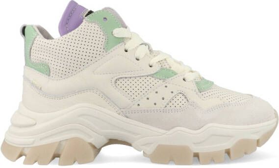 Bronx Sneakers Tayke over 47309 BL 3680 Wit/Groen/Paars