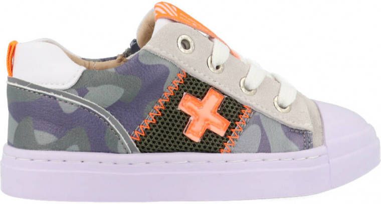 Shoesme Sneakers SH22S021 J Groen/Oranje