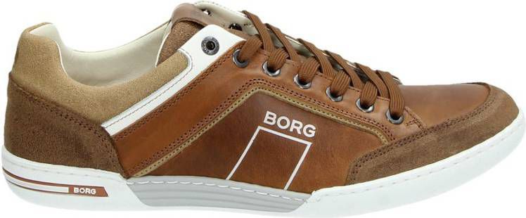 Bjorn Borg Clifton Vega lage sneakers cognac - Mooisneakers.nl