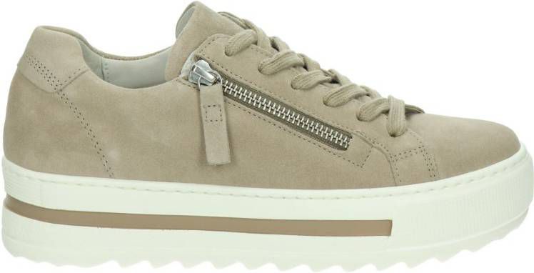Gabor suÃ¨de plateau sneakers beige