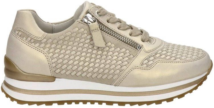 Gabor Turin leren sneakers beige
