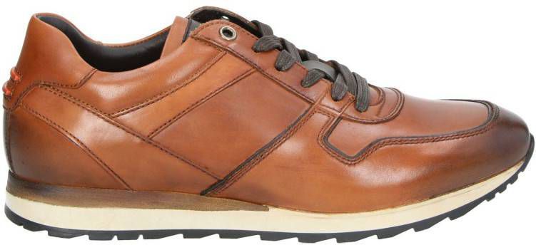 Greve leren sneakers cognac