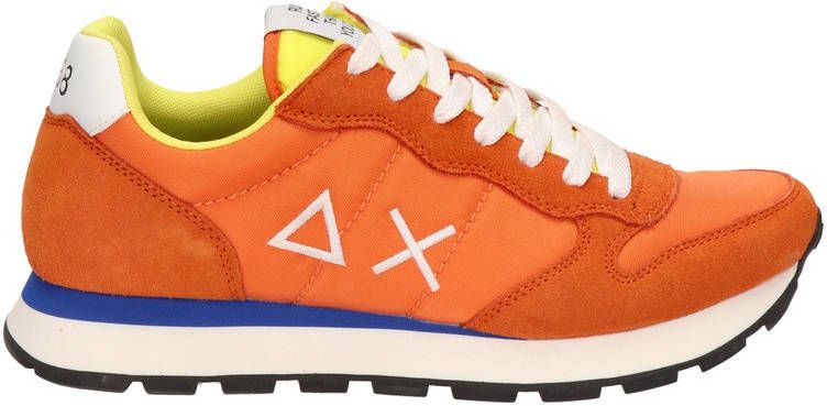 SUN68 Tom Solid suède sneakers oranje