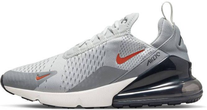 Nike Air Max 270 React sneakers lichtgrijs/grijs/rood