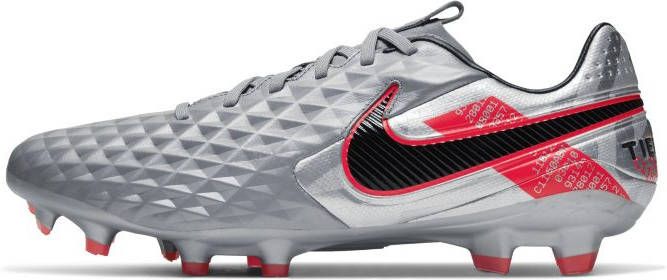 Nike Tiempo Legend 8 Pro FG Voetbalschoen (stevige ondergrond) Grijs