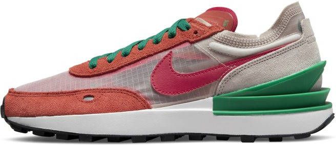 Nike Waffle One SE sneakers oranje/groen