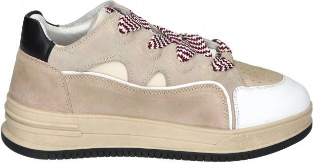 Hip D1787 White Beige Black Lage sneakers