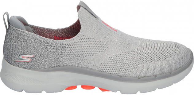 Skechers 124502 Go Walk 6 Glimmering Gray Coral Instapschoenen