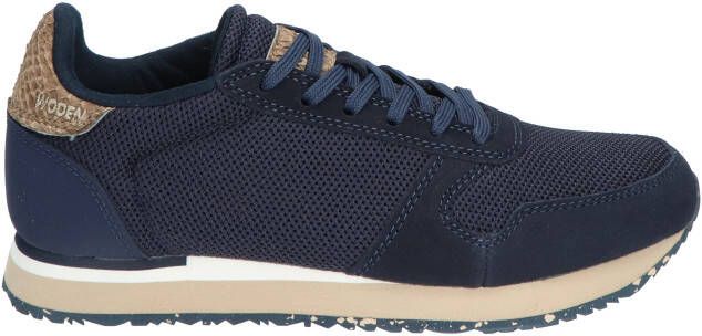 Woden Ydun Icon Dark Navy Lage sneakers