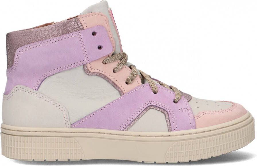 Braqeez Roze Hoge Sneaker 422952