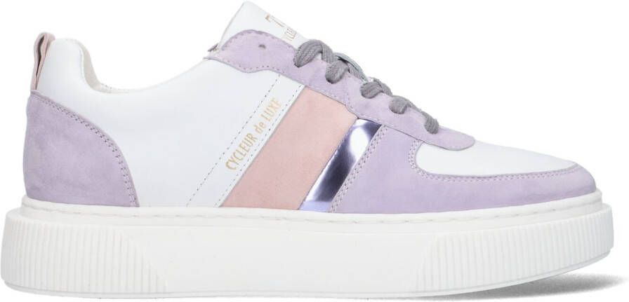 Cycleur de Luxe Paarse Lage Sneakers Panache