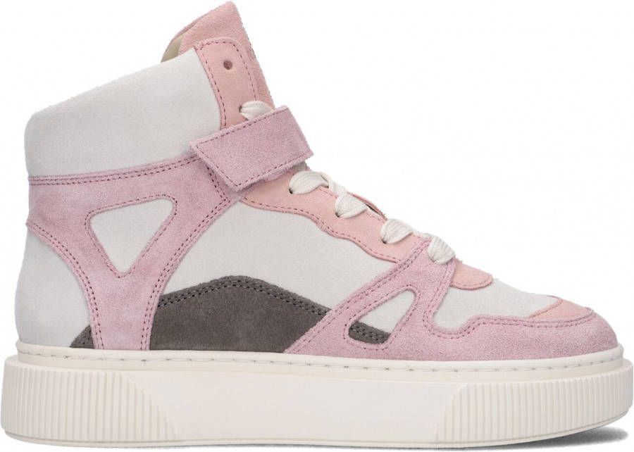 Cycleur de Luxe Roze Hoge Sneaker Mur
