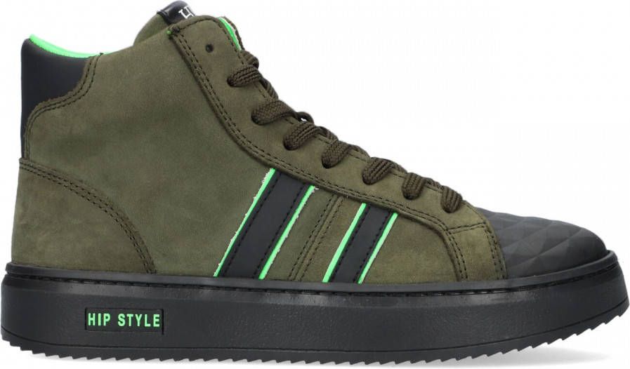 Hip Groene Hoge Sneaker H1943