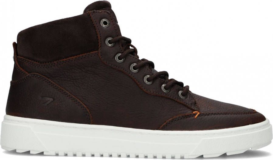HUB Bruine Hoge Sneaker Dundee