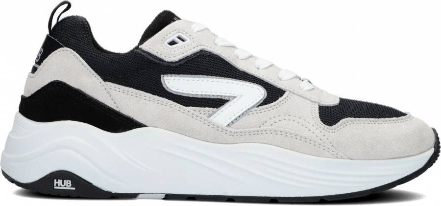 HUB Grijze Lage Sneakers Glide z Men