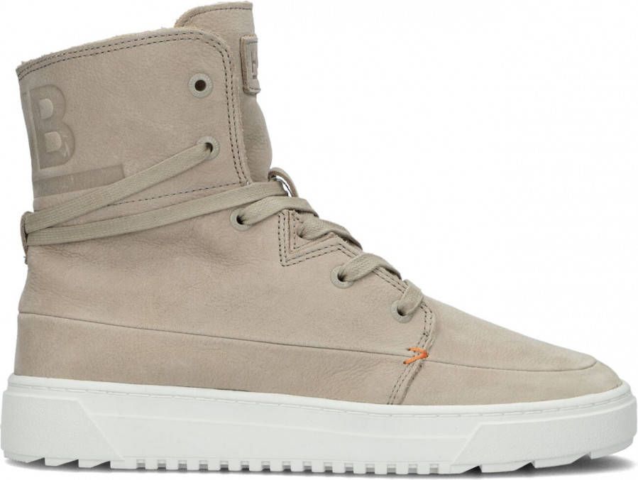 HUB Taupe Hoge Sneaker Chess 3.0