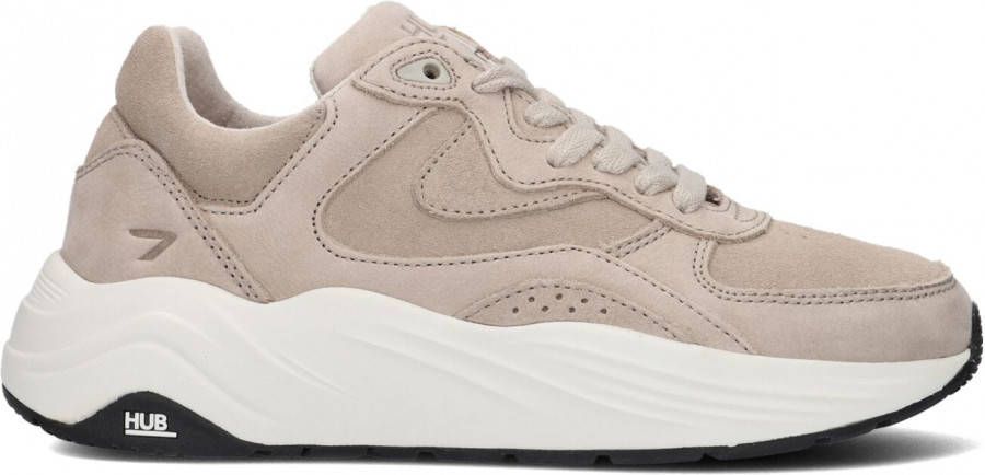 HUB Taupe Lage Sneakers Eclipse