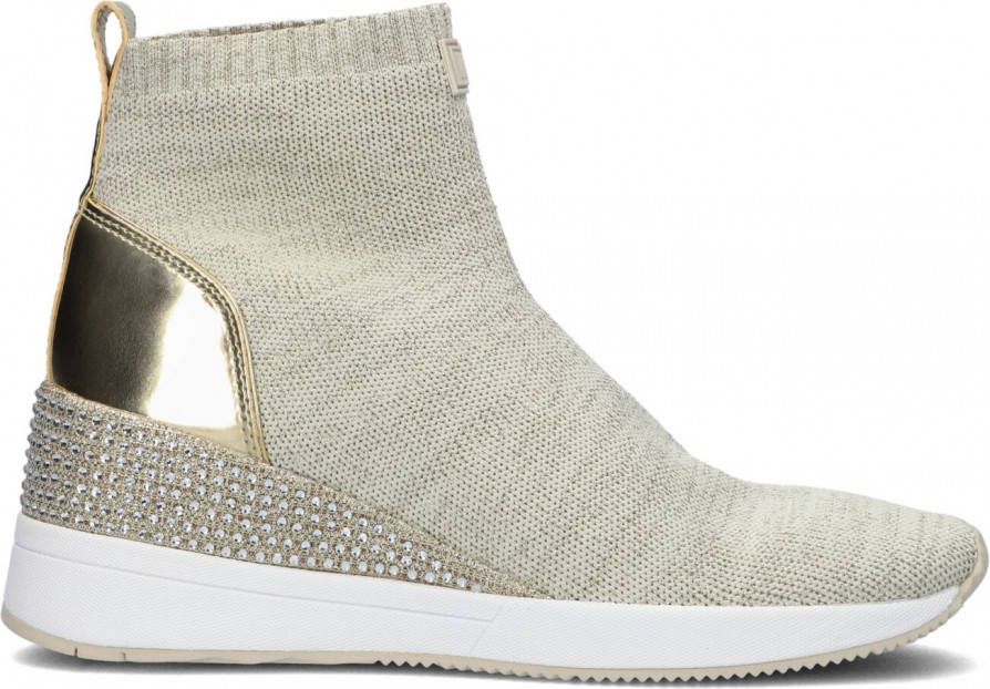 Michael Kors Beige Hoge Sneaker Skyler Bootie
