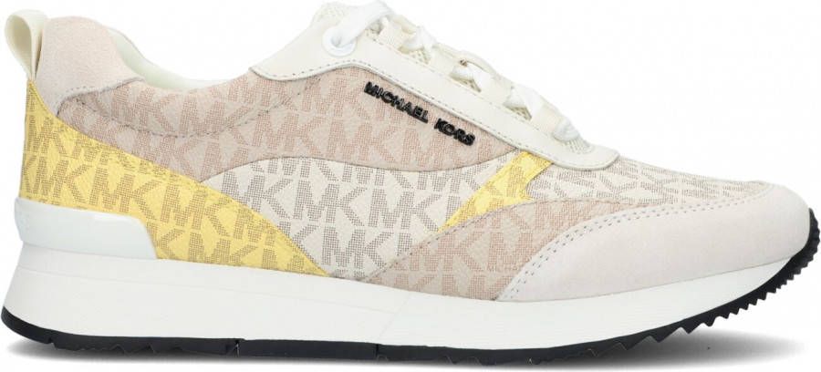 Michael Kors Witte Lage Sneakers Allie Stride Trainer