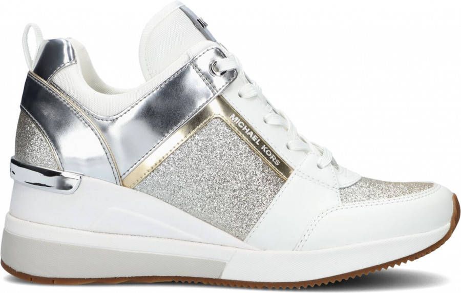 Michael Kors Zilveren Hoge Sneaker Georgie Trainer