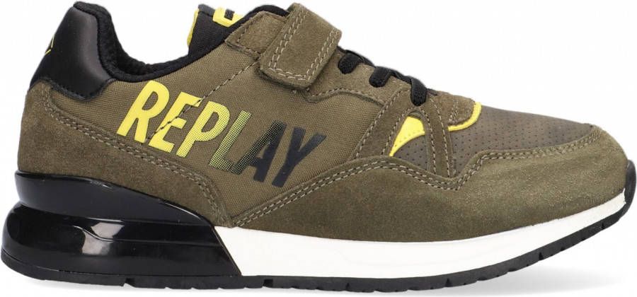 Replay Groene Lage Sneakers Coulby