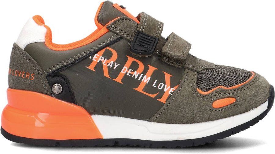 Replay Groene Lage Sneakers Shoot Kid Low