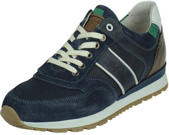 Australian Navarone Leather Sneakers SI1 15.1470.01 , Blauw, Heren