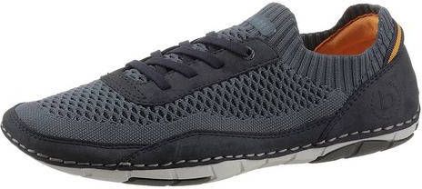 Bugatti Slip on sneakers met contrast doorstiknaad