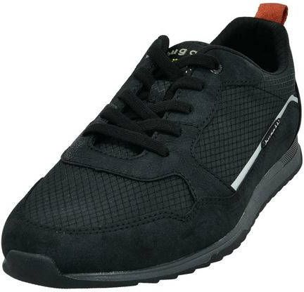 Bugatti Slip on sneakers met gekleurde aantreklus