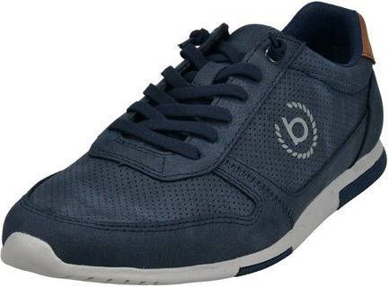 Bugatti Slip on sneakers met geperforeerde inzetten