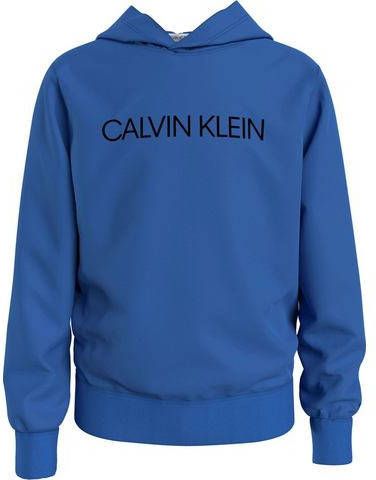 Calvin klein JEANS hoodie met logo blauw