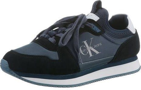 Calvin Klein Sneakers RUNNER SOCK LACEUP met elastische instap