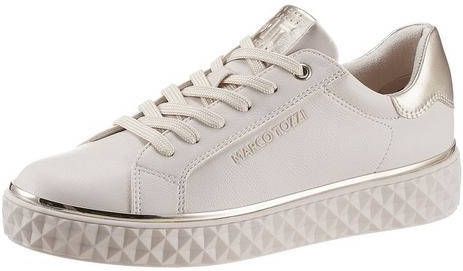 Marco Tozzi Plateausneakers met leuke metallic details