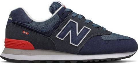 New Balance ML574 sneaker met suède details