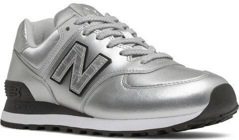 New Balance Sneakers WL574 "Metallic Pack" in glanzende look