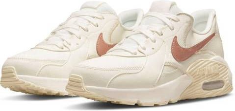 Nike air max excee leather sneakers bruin dames