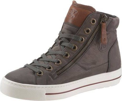 Paul Green Sneakers met extra rits aan de buitenkant