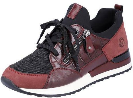 Remonte Sneakers in een modieuze materialenmix