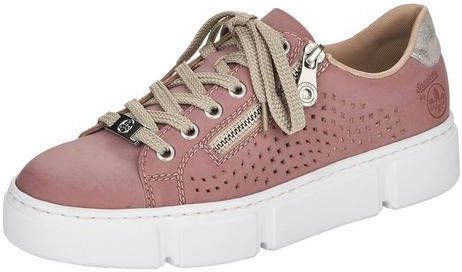 Rieker Plateausneakers met geperforeerd oppervlak