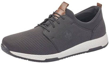 Rieker Schwarz Mogano Trainers , Zwart, Heren