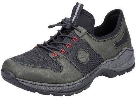 Rieker Slip on sneakers met luxueuze doorstiknaad