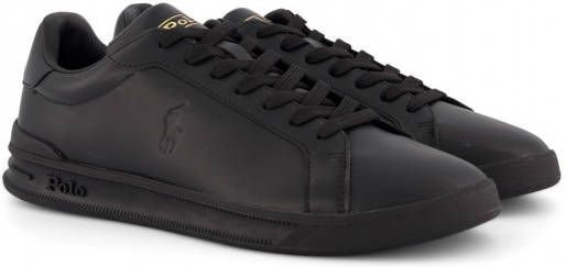 Polo Ralph Lauren Zwarte Lage Sneakers Hrt Ct Ii Top Lace