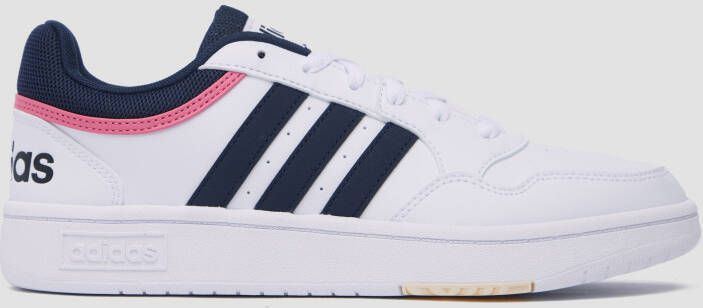 Adidas hoops 3.0 sneakers wit/roze dames