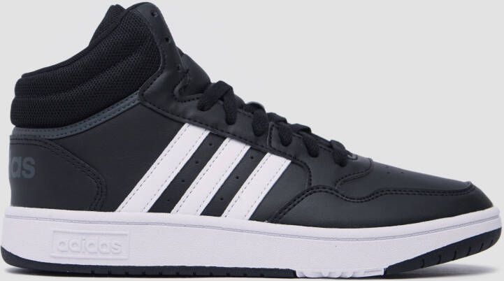Adidas hoops mid 3.0 sneakers zwart kinderen