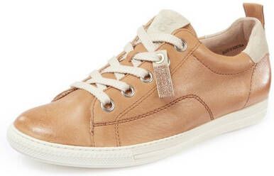 Paul Green Sneakers kalfsnappaleer bruin