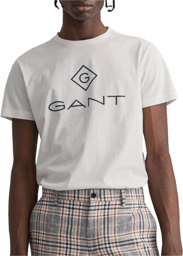 Gant T shirts print Wit Heren