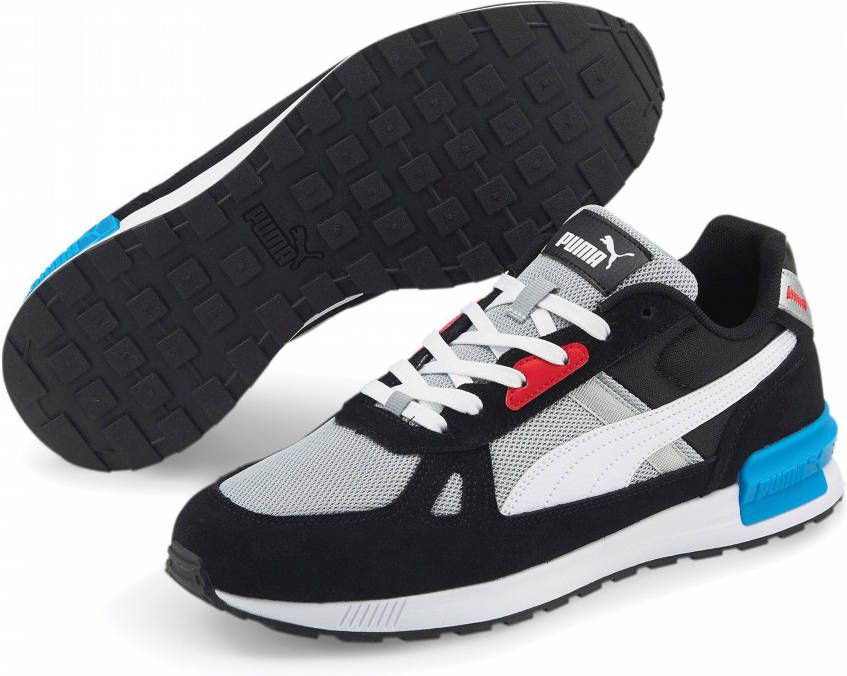 Puma Graviton Pro sneakers zwart/wit/lichtgrijs/zilver/blauw