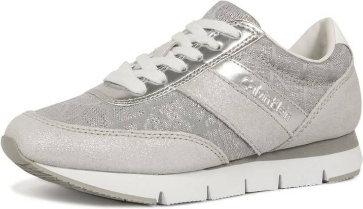 Calvin Klein Tea dames sneaker zilver 37