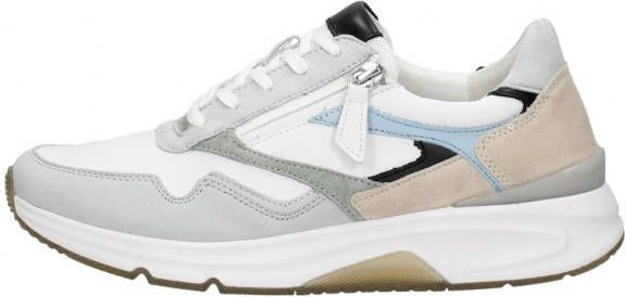 Gabor Rollingsoft Sneaker Dames Grijs/Wit