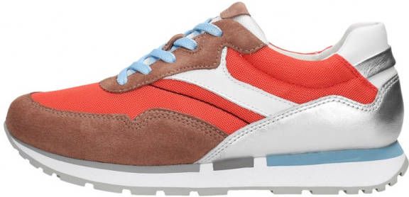 Gabor Sneakers met sleehak in lichte materialenmix